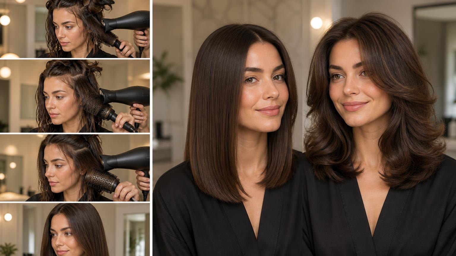 How to blow dry your hair at home, step by step — shown step by step in this guide