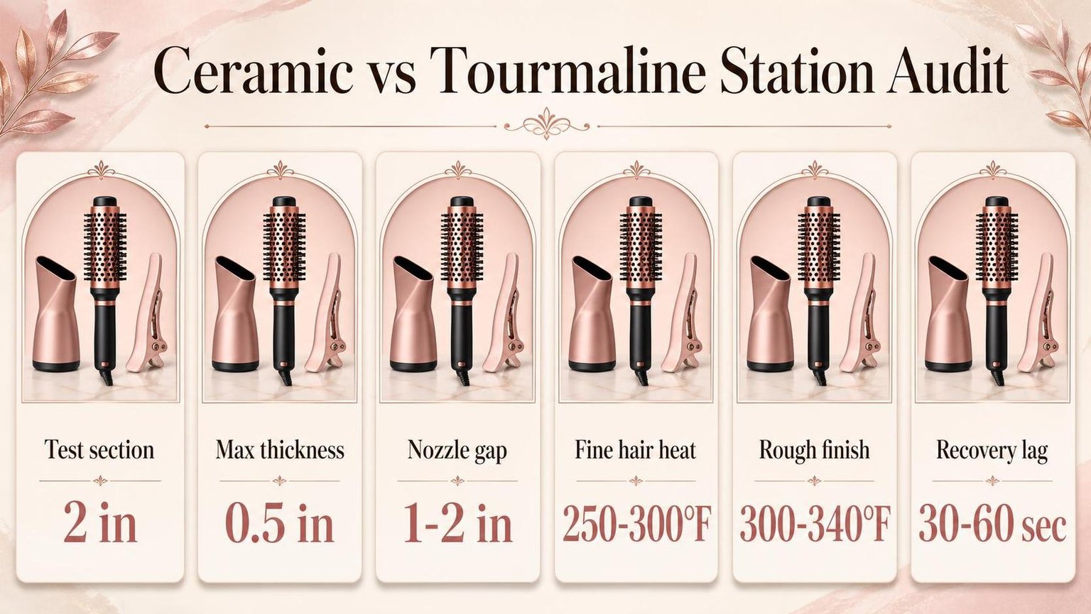 Ceramic vs Tourmaline Station Audit — the key figures from this guide at a glance