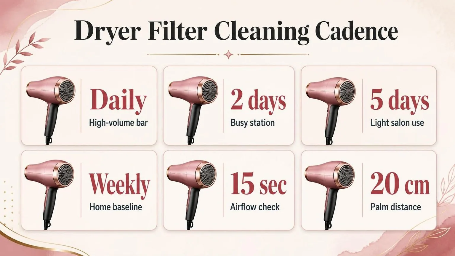 How to clean a hair dryer filter — the numbers from this guide