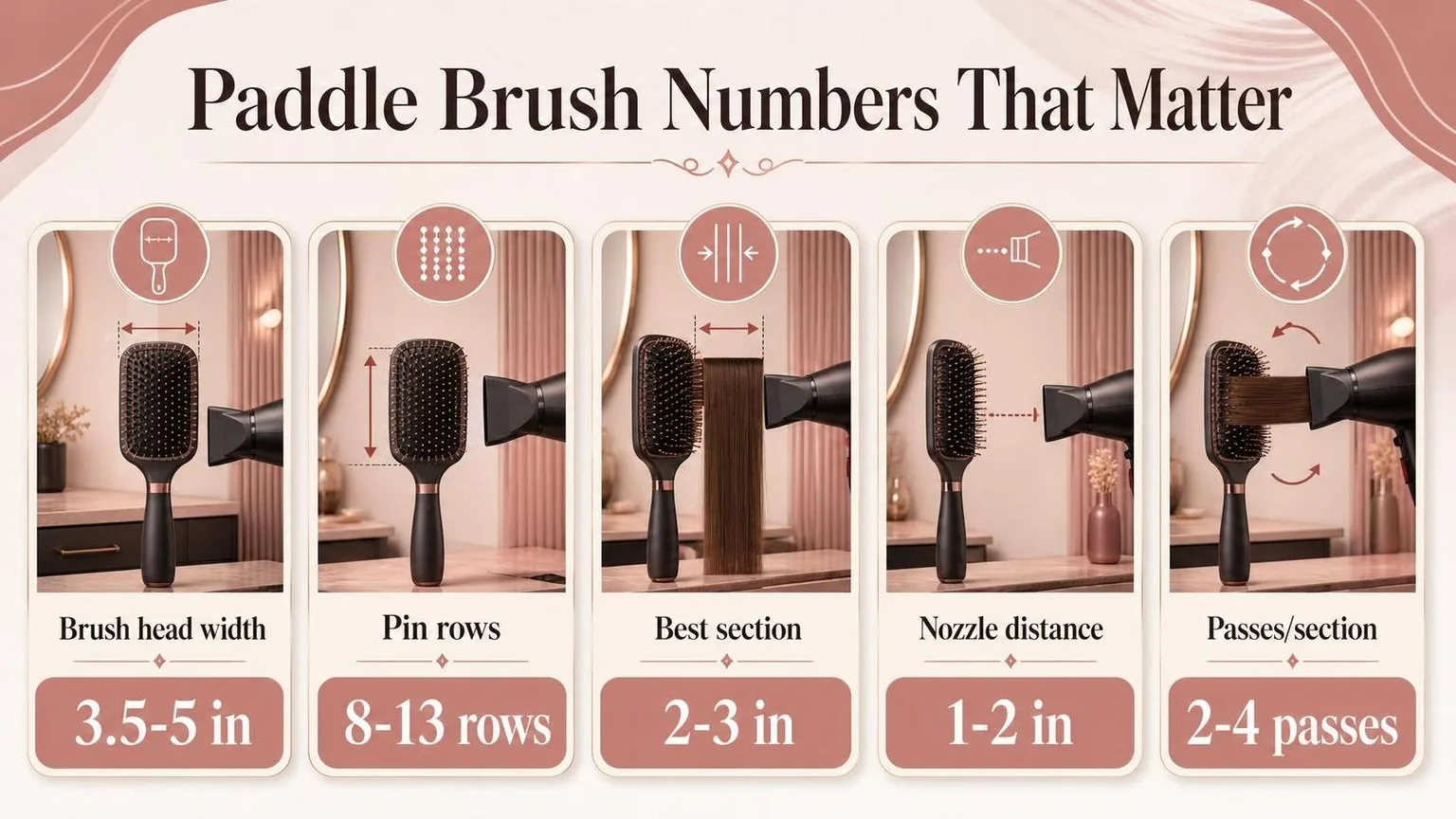 Paddle Brush Numbers That Matter — the key figures from this guide at a glance