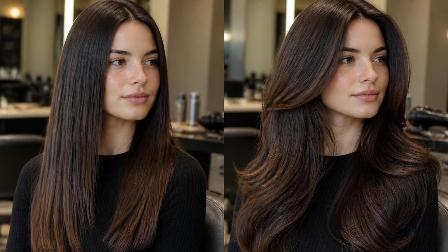 Safe heat settings for a blow dry, by hair type — shown step by step in this guide