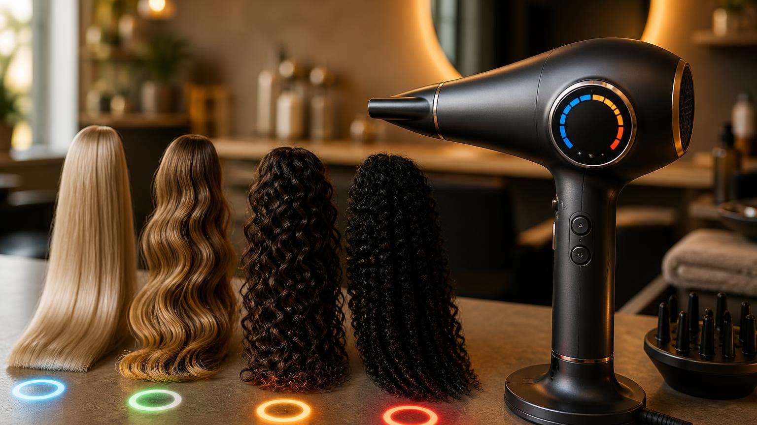 Safe heat settings for a blow dry, by hair type