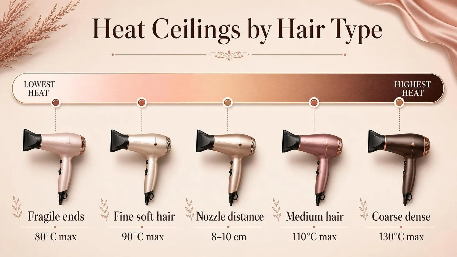How hot should a hair dryer be — the numbers from this guide