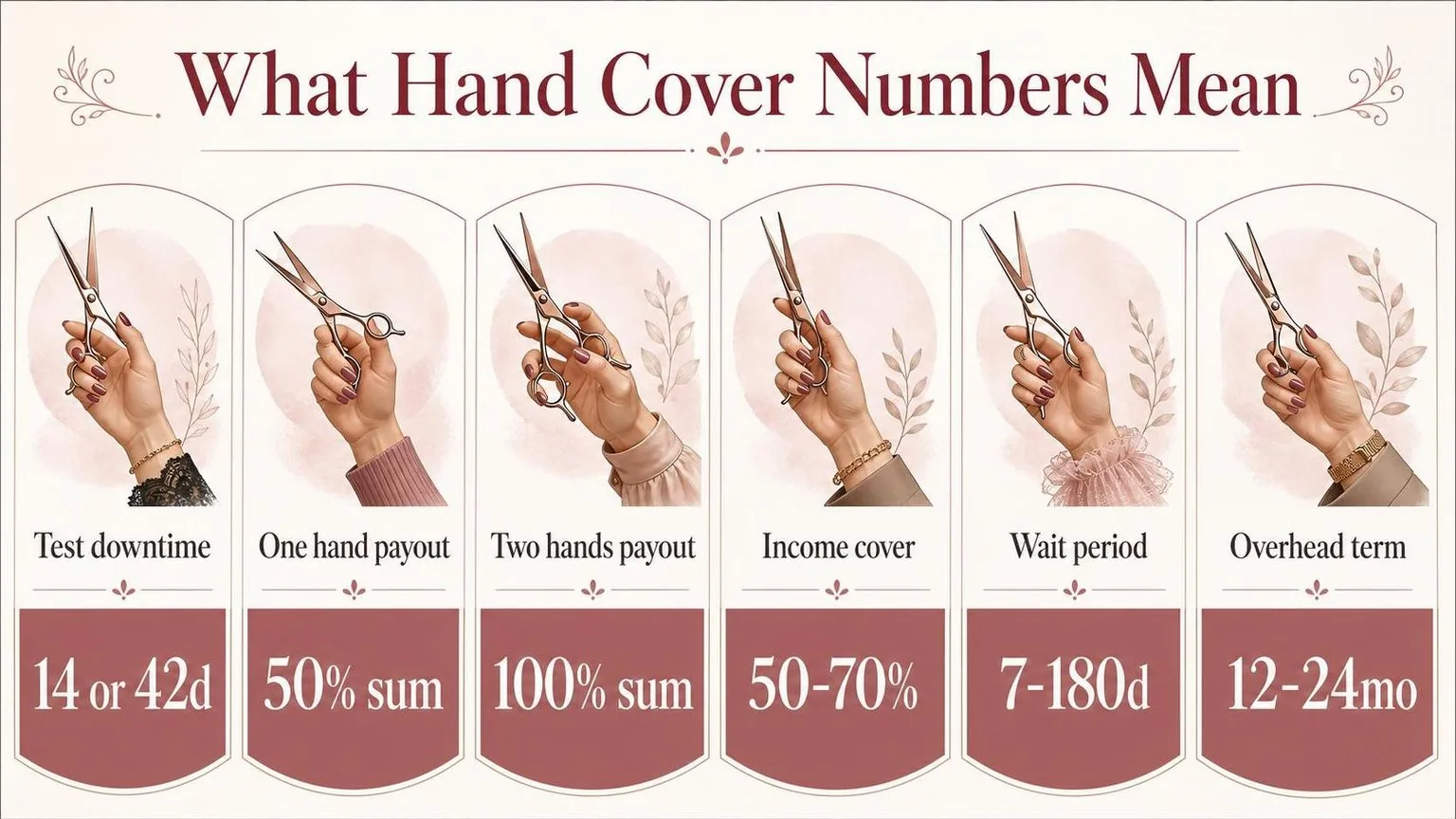Hand insurance for hairdressers — the numbers from this guide